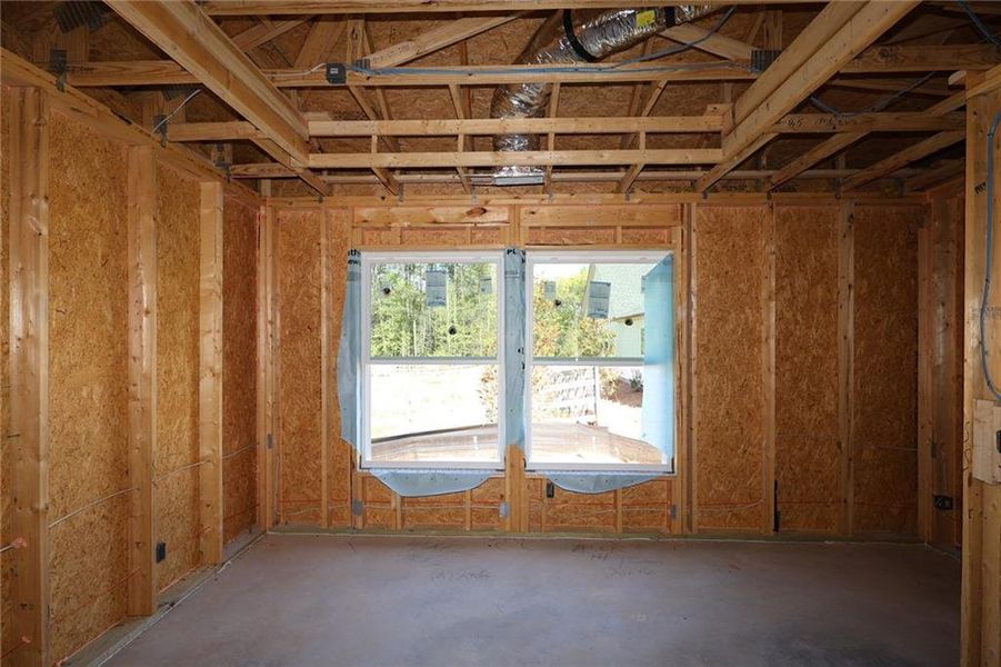 In-progress construction of a new home in Maple Grove at Towne Lake, Woodstock, GA (Image 7).