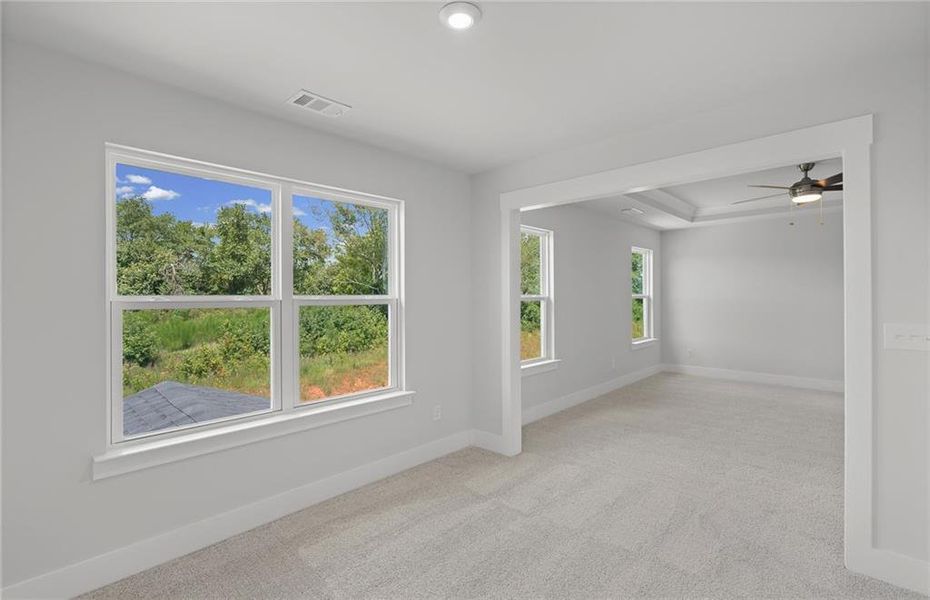 Spacious, unfurnished interior of a new home in Creekside at Skelton, Jefferson (Image 24).