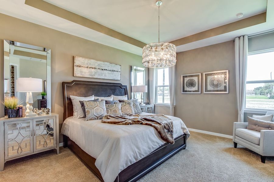 Representative furnished interior of a home built from the Destin by D.R. Horton in Cape Coral Spot - Tradition, Cape Coral (Image 16).