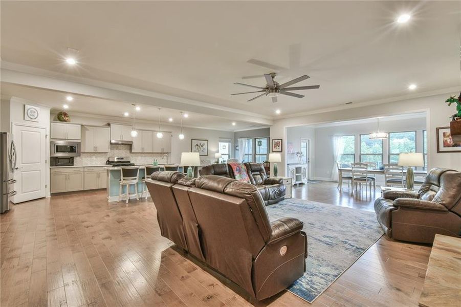 Furnished interior view inside a new home in , Hoschton (Image 15).