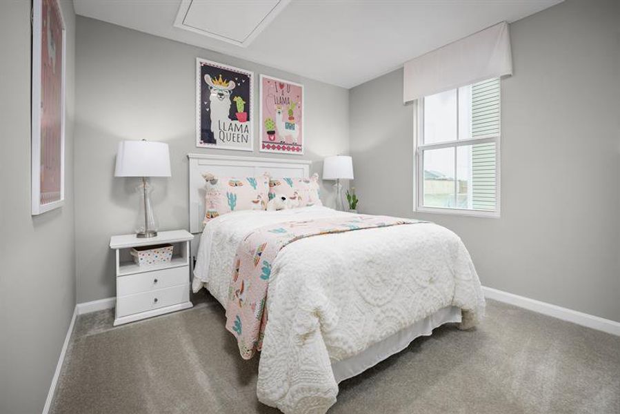 Representative furnished interior of a home built from the Spruce by Ryan Homes in Basildon, Lancaster (Image 14).