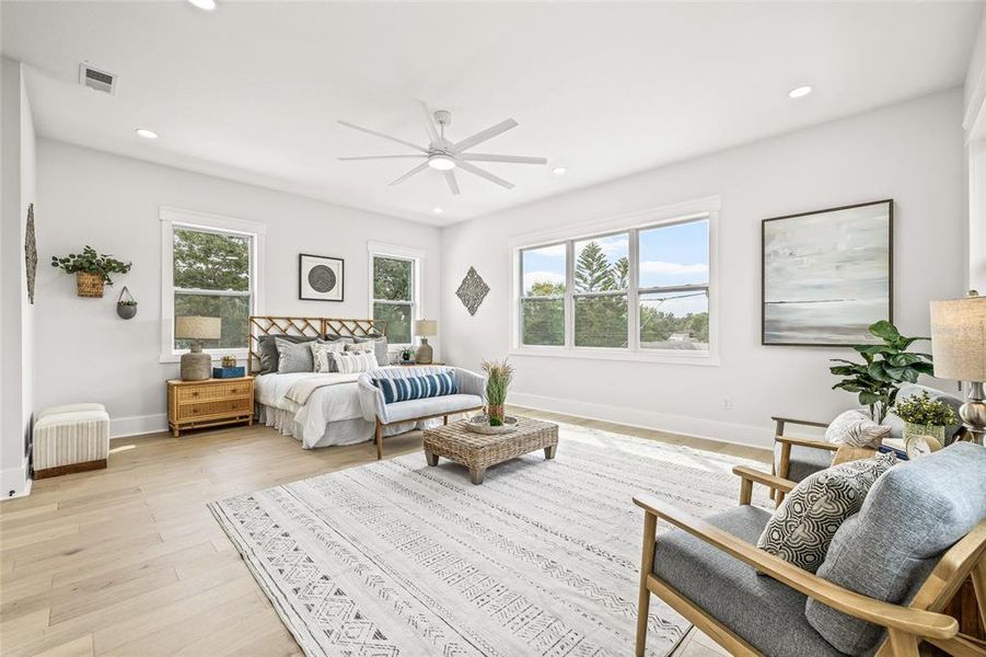 Furnished interior view inside a new home in , St. Petersburg (Image 30).