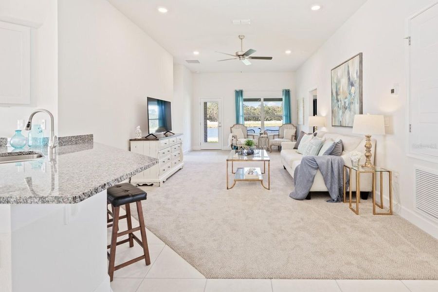 Furnished interior view inside a new home in St. John's Preserve, Palm Bay (Image 9).