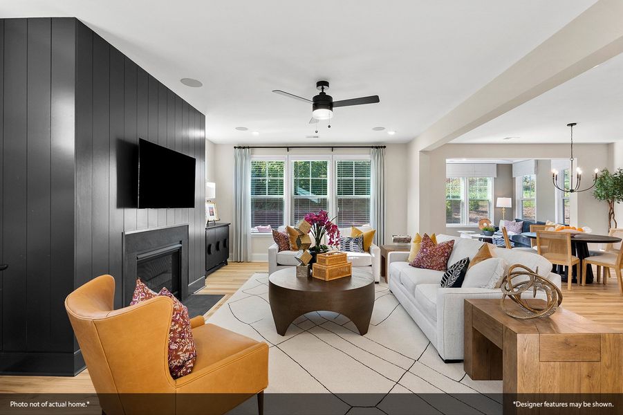 Furnished interior view inside a new home in Sweetbrier, Durham (Image 11).
