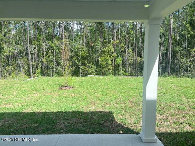 Exterior details and patio area of a home in Brook Forest, St. Augustine (Image 2). Exterior details and patio area of a home in Brook Forest, St. Augustine (Image 2).