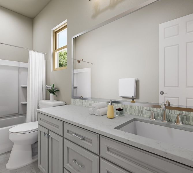 Representative furnished interior of a home built from the Echo Plan 4508 by Tri Pointe Homes in Soleo, San Tan Valley (Image 13).