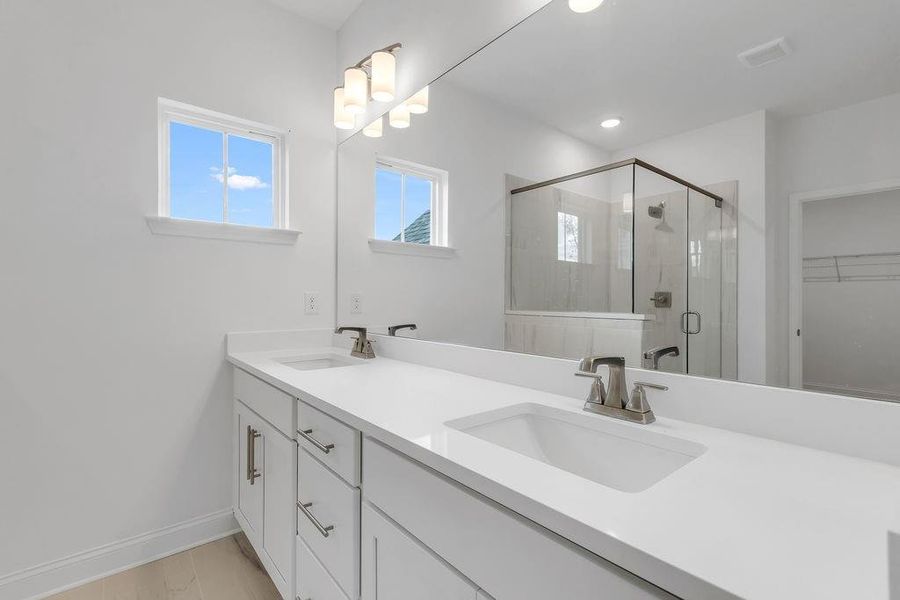 Furnished interior view inside a new home in Maddox Landing, Hoschton (Image 9).