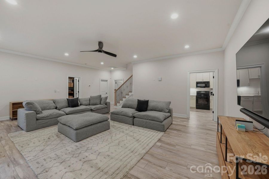 Furnished interior view inside a new home in , Charlotte (Image 30).
