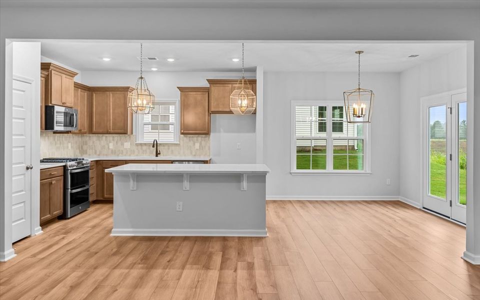 Furnished interior view inside a new home in Fieldstone, Lexington (Image 7).
