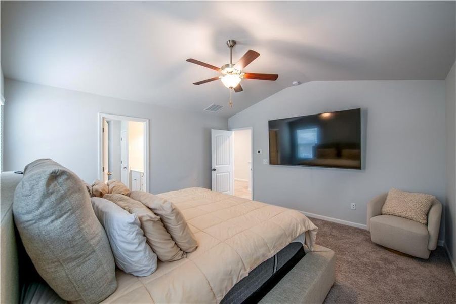 Furnished interior view inside a new home in , Atlanta (Image 11).