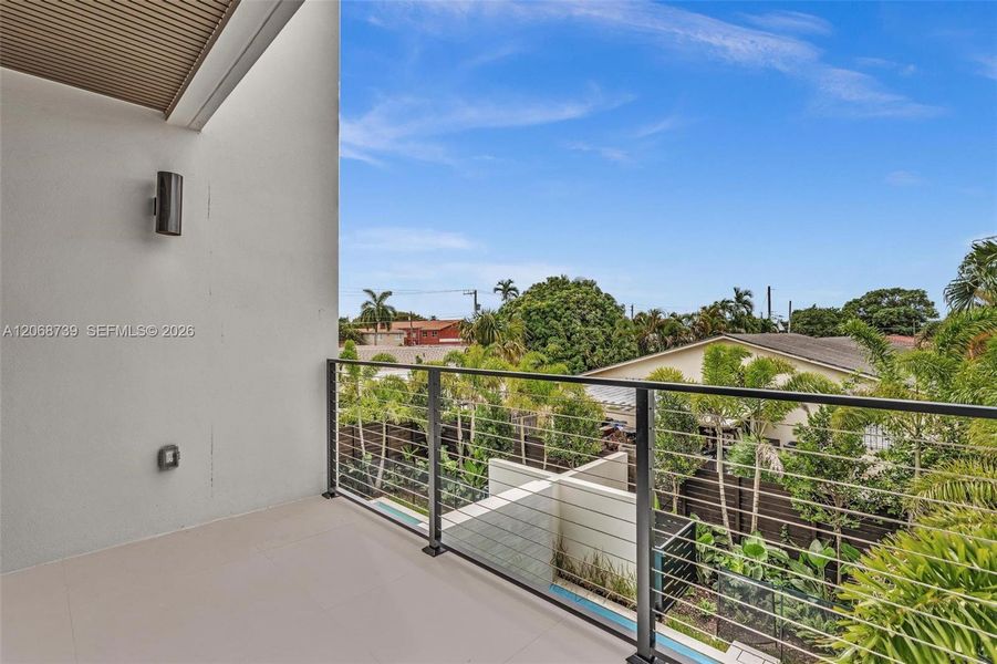 Exterior details and patio area of a home in , Miami (Image 32).