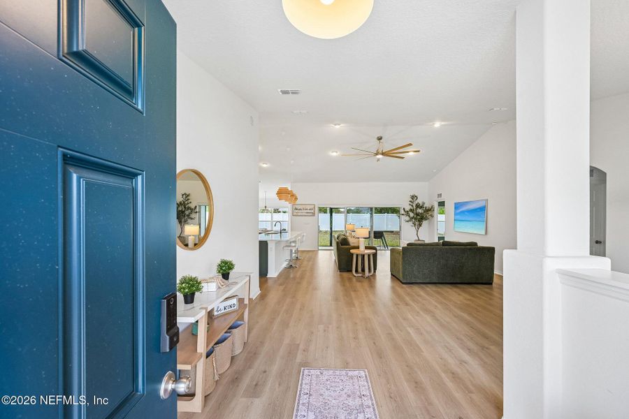 Furnished interior view inside a new home in , Palm Coast (Image 28).