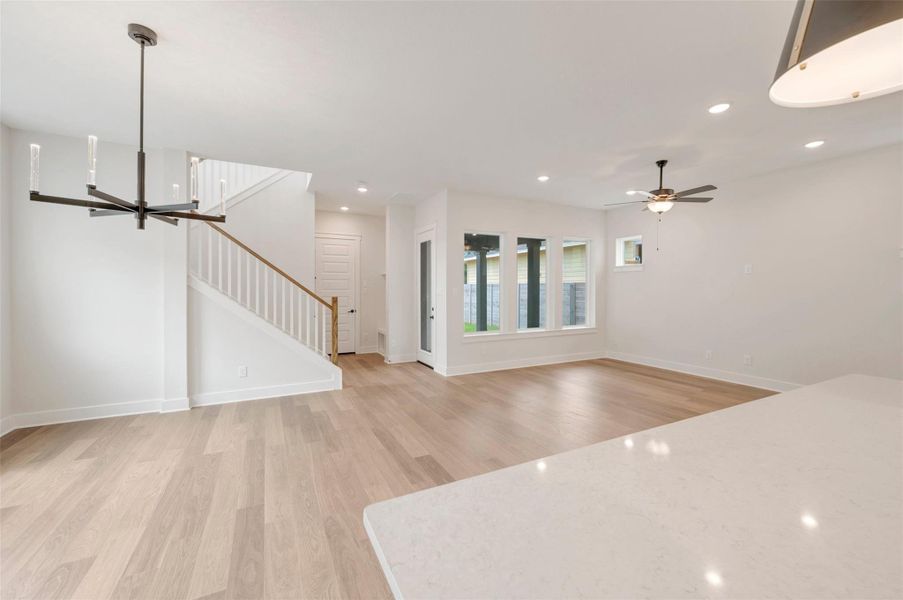 Spacious, unfurnished interior of a new home in Two Step Farm - Landmark Row Collection, Montgomery (Image 21).