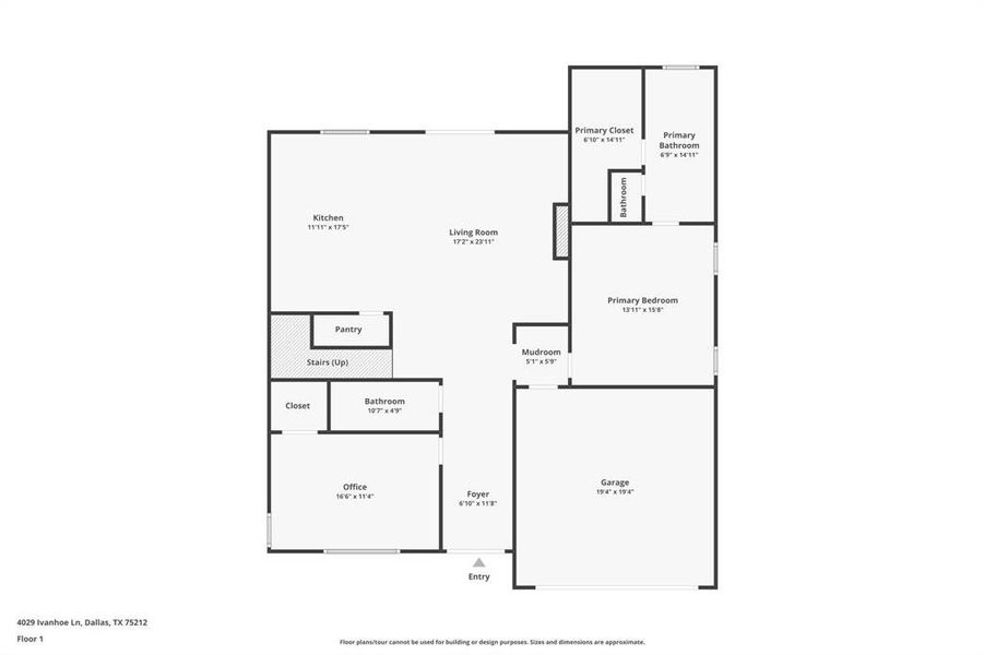 2D floor plan layout of this home in , Dallas, TX (Image 4). 2D floor plan layout of this home in , Dallas, TX (Image 4).