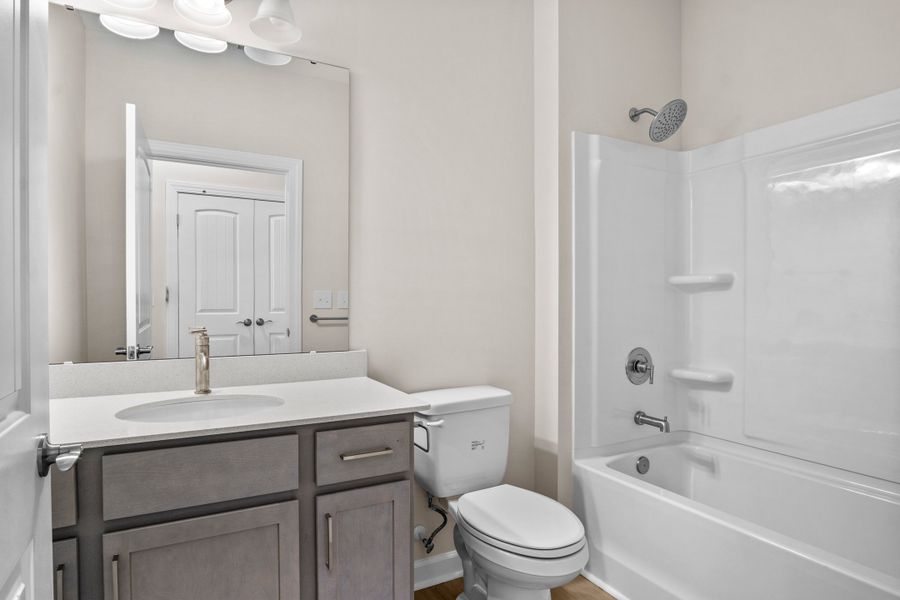 Furnished interior view inside a new home in Bridgewater - Shorehaven Village, Little River (Image 9).