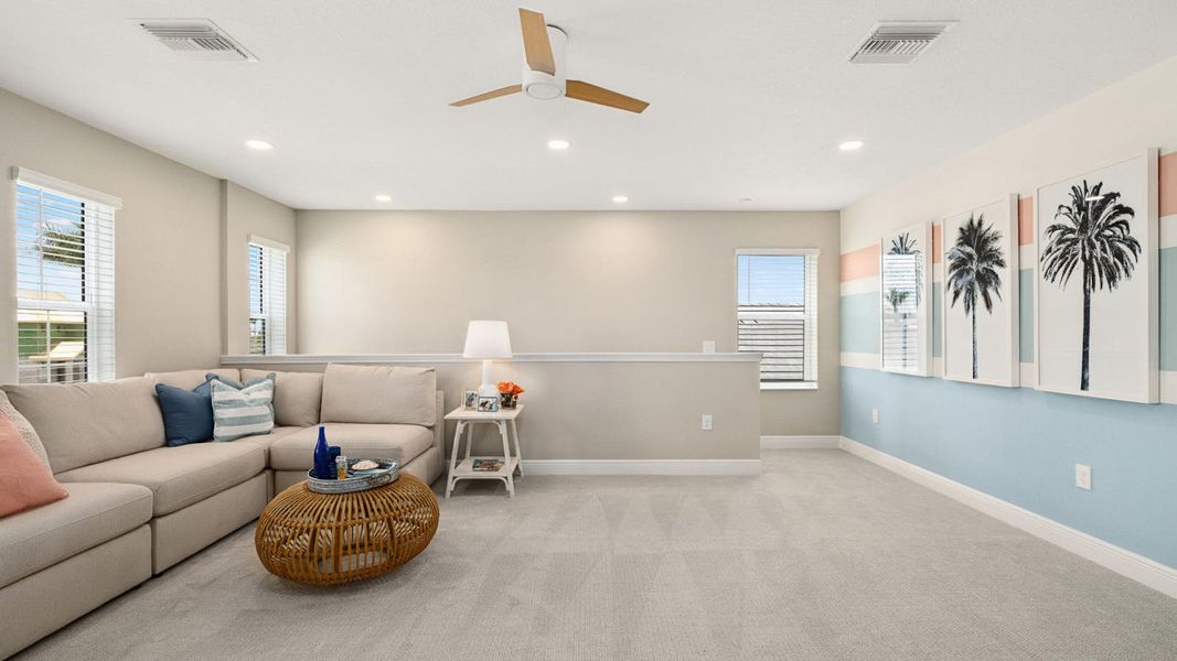 Furnished interior view inside a new home in Palmera, Venice (Image 29). Furnished interior view inside a new home in Palmera, Venice (Image 29).