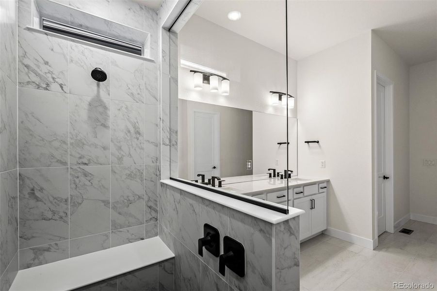 Furnished interior view inside a new home in Wolf Ranch - Enclave Collection, Colorado Springs (Image 11).