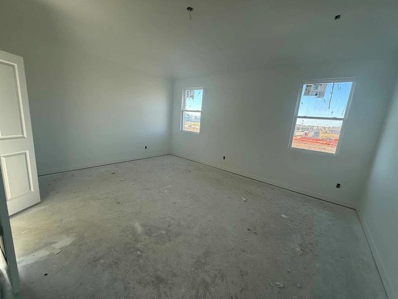 Primary Bedroom Construction Progress