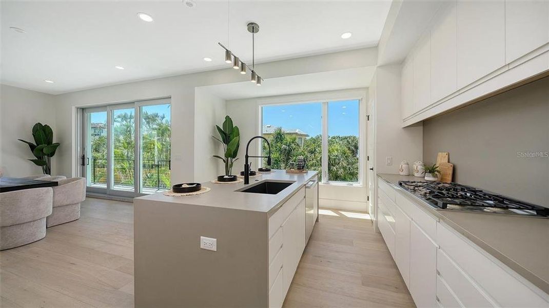 Furnished interior view inside a new home in , Sarasota (Image 42).