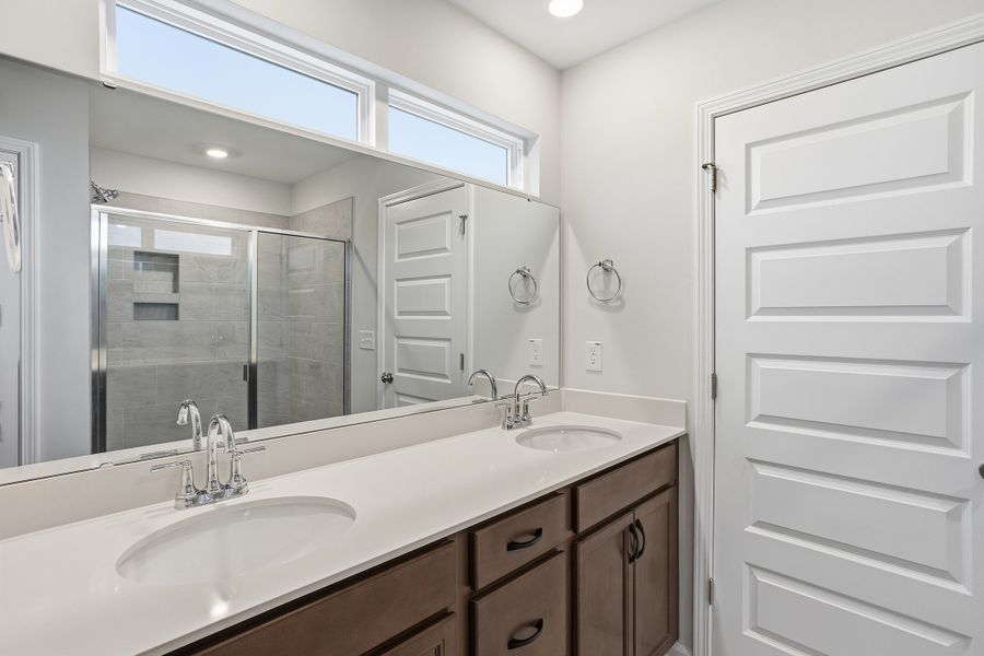 Furnished interior view inside a new home in Renaissance at White Oak, Garner (Image 16).