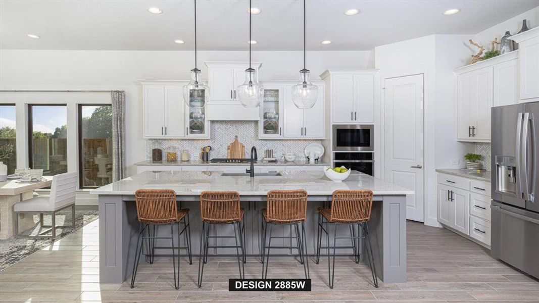Furnished interior view inside a new home in The Parks at Wilson Creek, Celina (Image 6).