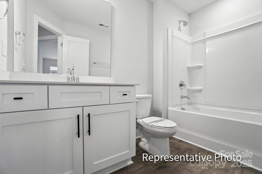 Furnished interior view inside a new home in Harrisburg Village Townhomes, Harrisburg (Image 5).