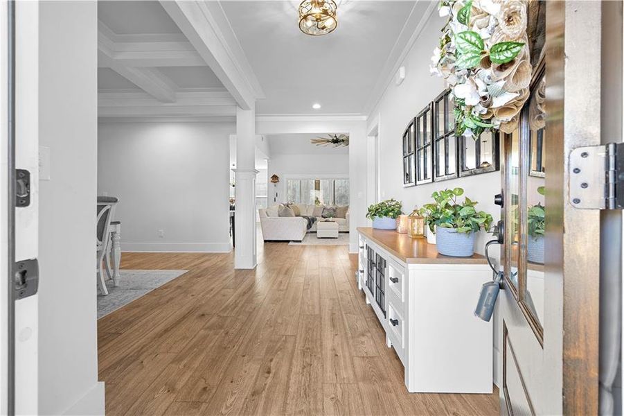 Furnished interior view inside a new home in , Monroe (Image 14).