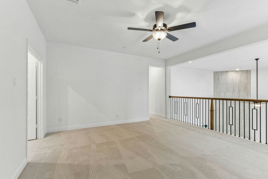 Representative unfurnished interior of a home built from the Hancock by Kindred Homes in Oak Creek Ranch, Waxahachie (Image 41).