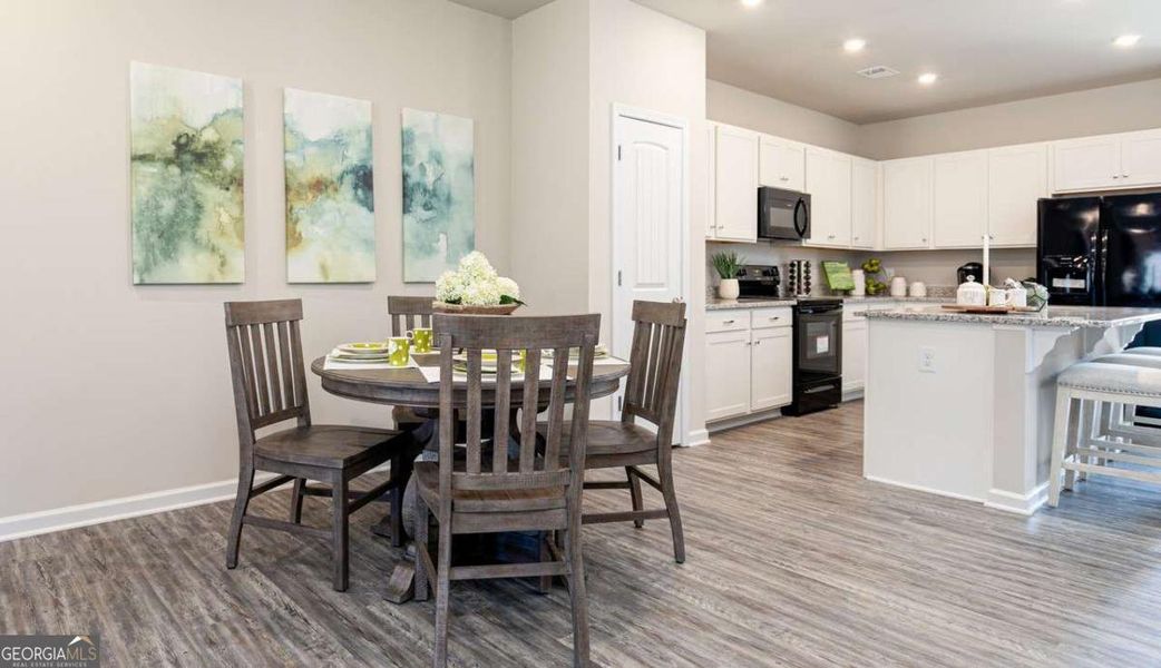Furnished interior view inside a new home in The Cottages of Silvertown, Thomaston (Image 5). Furnished interior view inside a new home in The Cottages of Silvertown, Thomaston (Image 5).