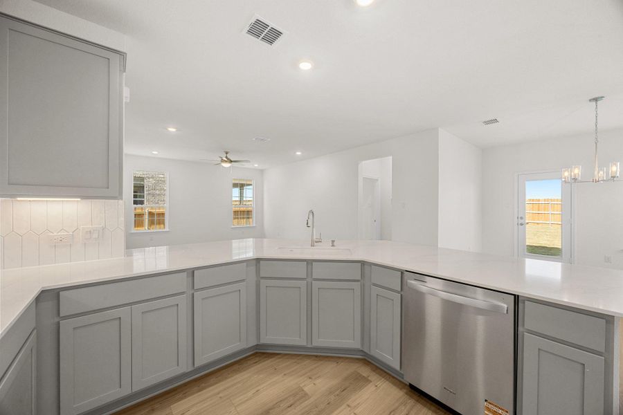 Furnished interior view inside a new home in Salerno - Heritage Collection, Round Rock (Image 11).