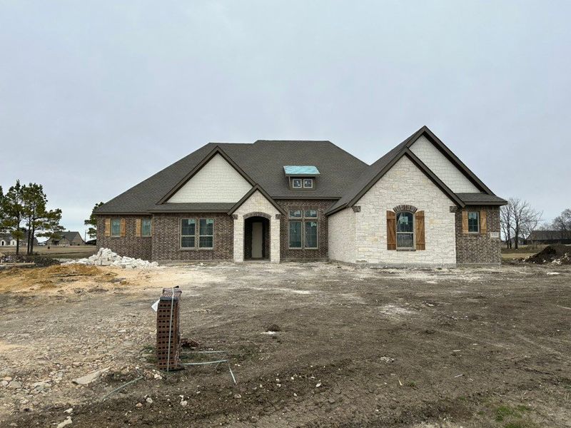 In-progress construction of a new home in Fannin Ranch, Leonard, TX (Image 3).