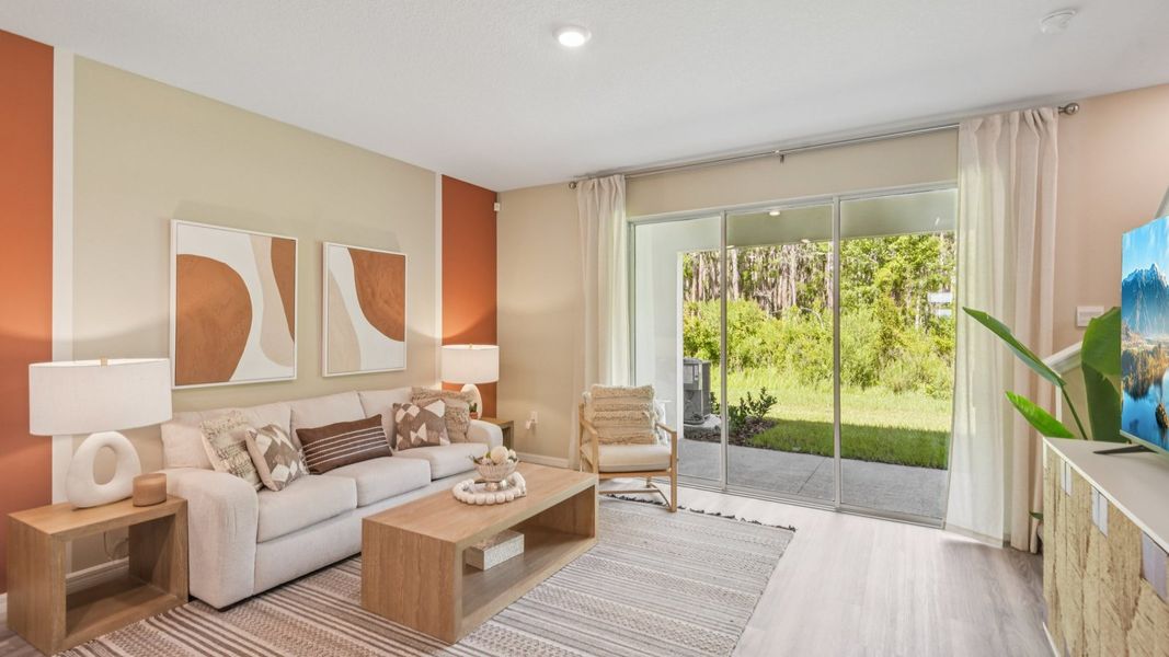 Furnished interior view inside a new home in Westwood, Land O' Lakes (Image 6).