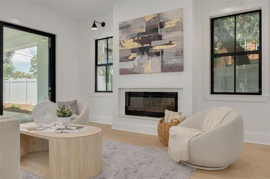 Furnished interior view inside a new home in , St. Petersburg (Image 13).