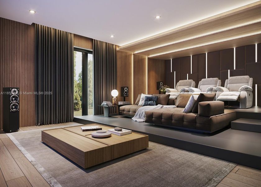 Furnished interior view inside a new home in , Southwest Ranches (Image 6). Furnished interior view inside a new home in , Southwest Ranches (Image 6).