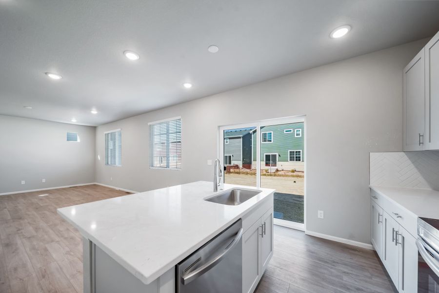 Furnished interior view inside a new home in Green Valley Ranch, Aurora (Image 9).