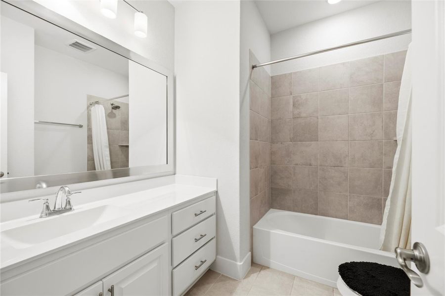Furnished interior view inside a new home in , Cypress (Image 34).