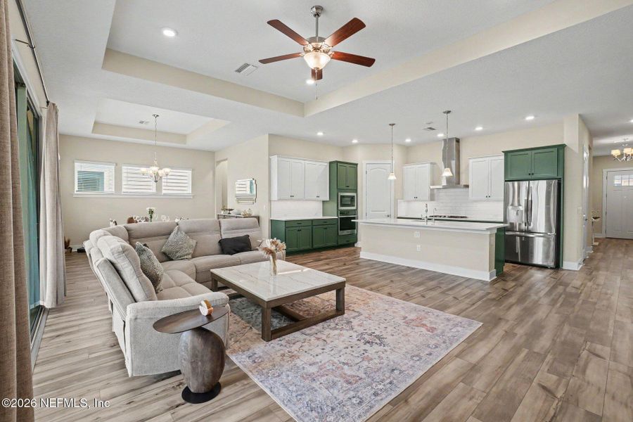 Furnished interior view inside a new home in , St. Augustine (Image 13).