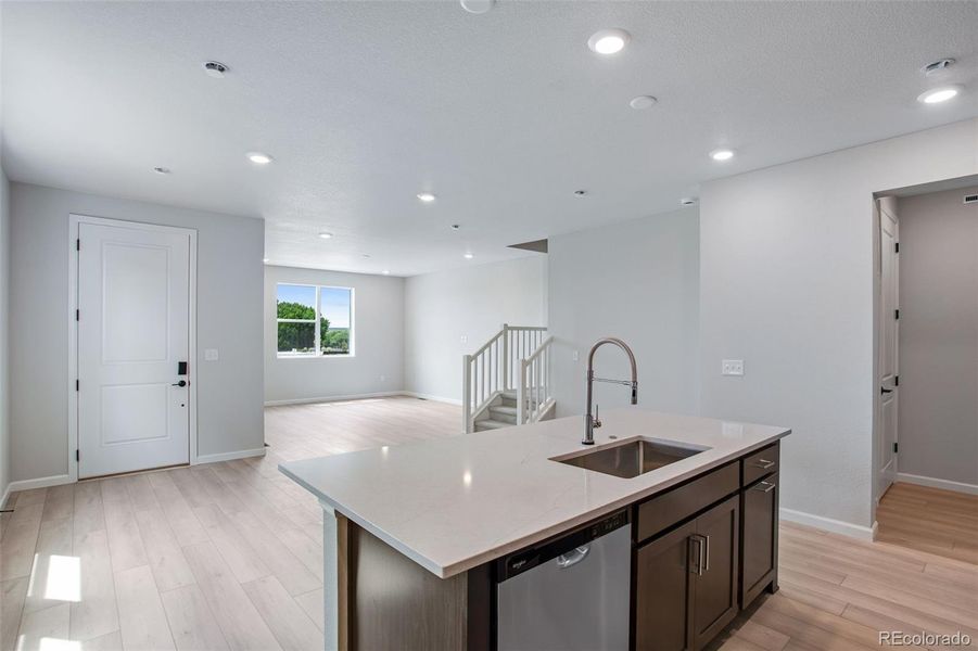 Furnished interior view inside a new home in Sugar Mill Village, Longmont (Image 14). Furnished interior view inside a new home in Sugar Mill Village, Longmont (Image 14).