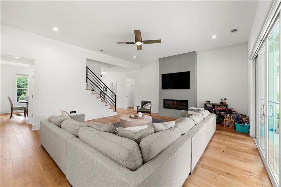 Furnished interior view inside a new home in , Dacula (Image 11).