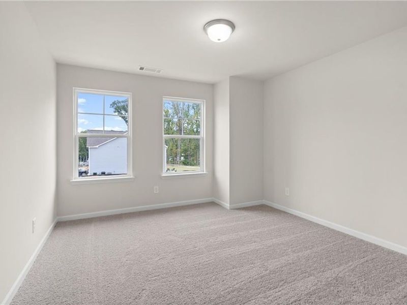 Spacious, unfurnished interior of a new home in The Village at Shallowford, Kennesaw (Image 28).