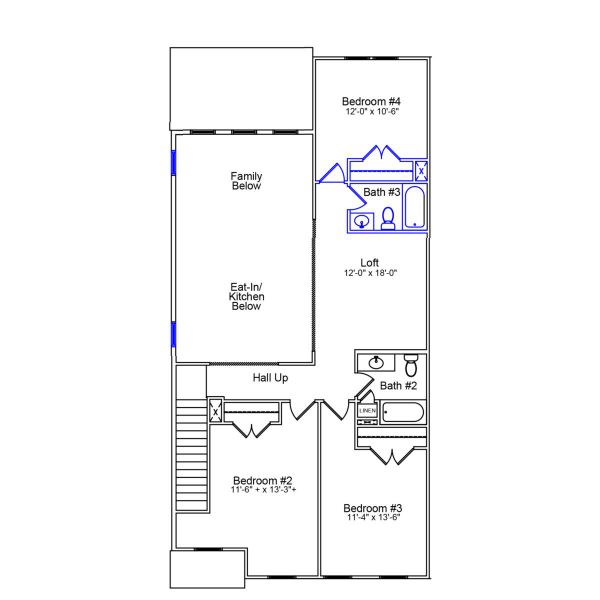 2D floor plan layout of this home in Bally Castle, Murrells Inlet, SC (Image 4). 2D floor plan layout of this home in Bally Castle, Murrells Inlet, SC (Image 4).