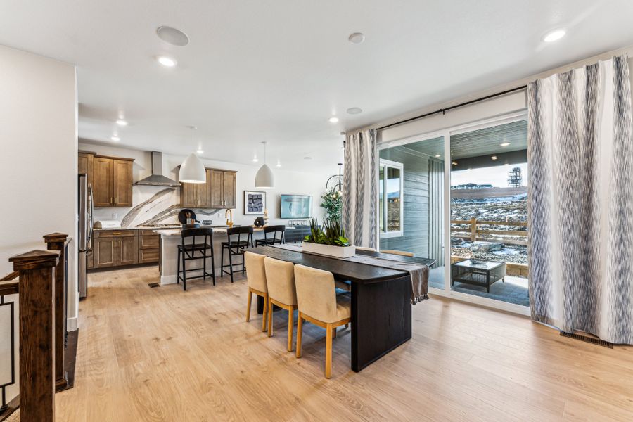Representative furnished interior of a home built from the Maroon Bells by Taylor Morrison in Sugar Creek City Collection, Loveland (Image 3).