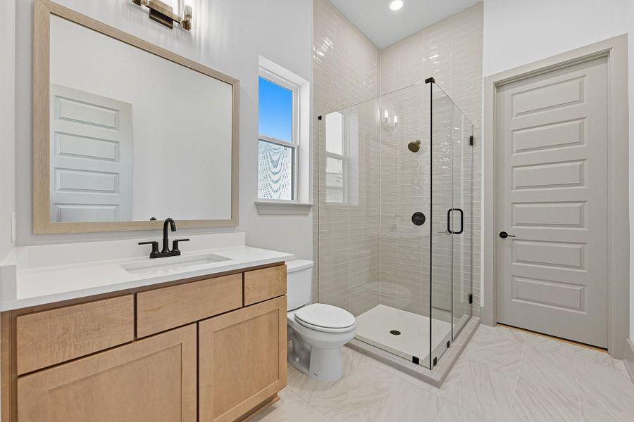 Furnished interior view inside a new home in Rough Hollow, Austin (Image 14). Furnished interior view inside a new home in Rough Hollow, Austin (Image 14).