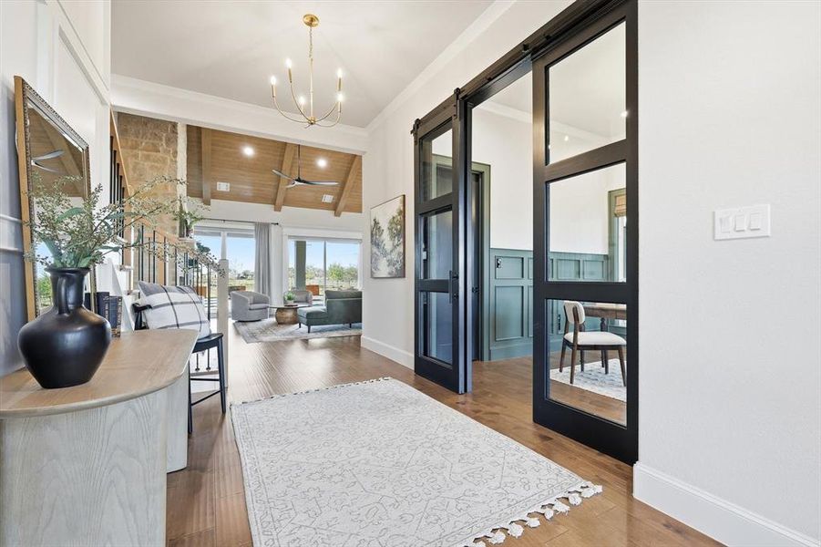 Furnished interior view inside a new home in , Maypearl (Image 10). Furnished interior view inside a new home in , Maypearl (Image 10).