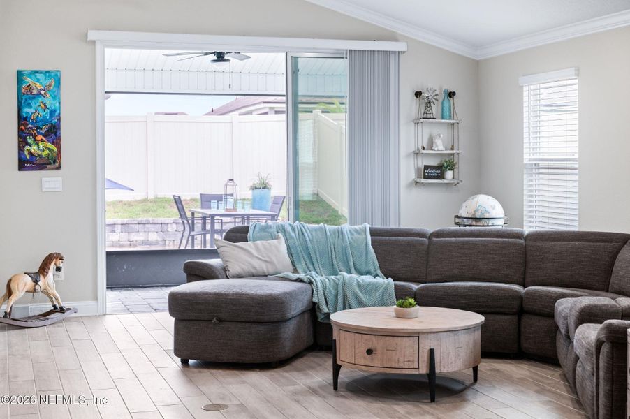 Furnished interior view inside a new home in Dorado at Entrada, St. Augustine (Image 44).