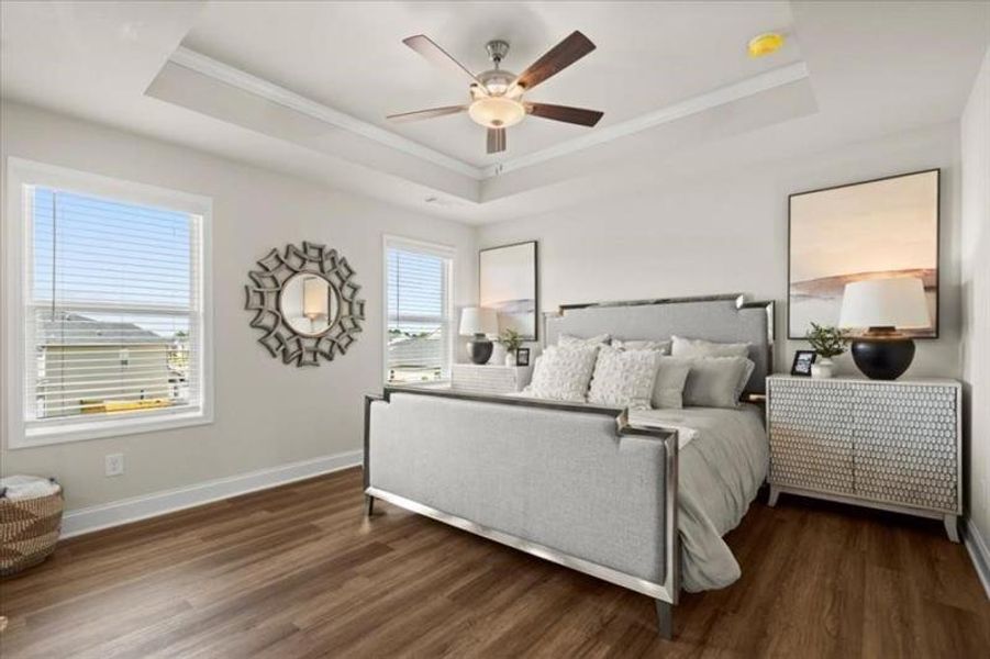 Furnished interior view inside a new home in Alcovy Meadows, Dacula (Image 11).