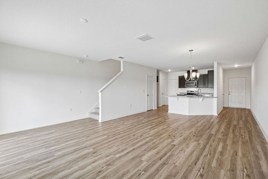 Spacious, unfurnished interior of a new home in Reserve at Forest Lake Townhomes, Lake Wales (Image 13). Spacious, unfurnished interior of a new home in Reserve at Forest Lake Townhomes, Lake Wales (Image 13).