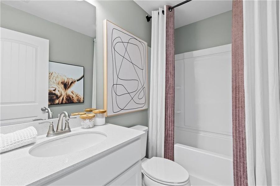 Furnished interior view inside a new home in Bowers Farm, McDonough (Image 10).