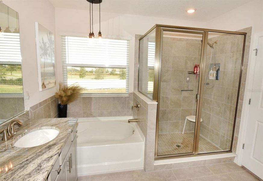 Furnished interior view inside a new home in Solera at Lakewood Ranch, Lakewood Ranch (Image 49).