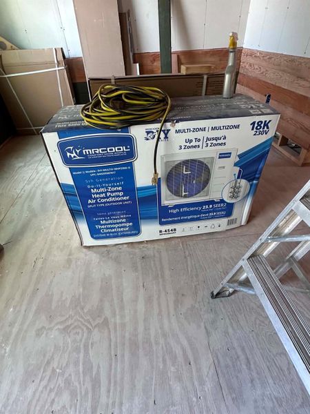An essential cooling and heating system waits to enhance comfort and climate control.